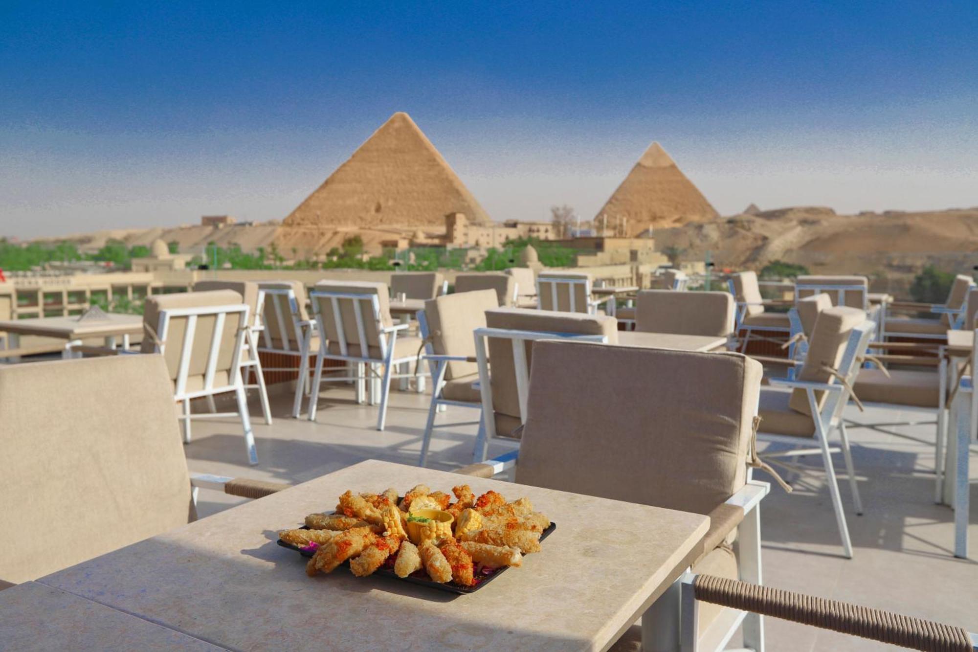 Gaia Pyramids Hotel Kafret el-Gabal Exterior foto