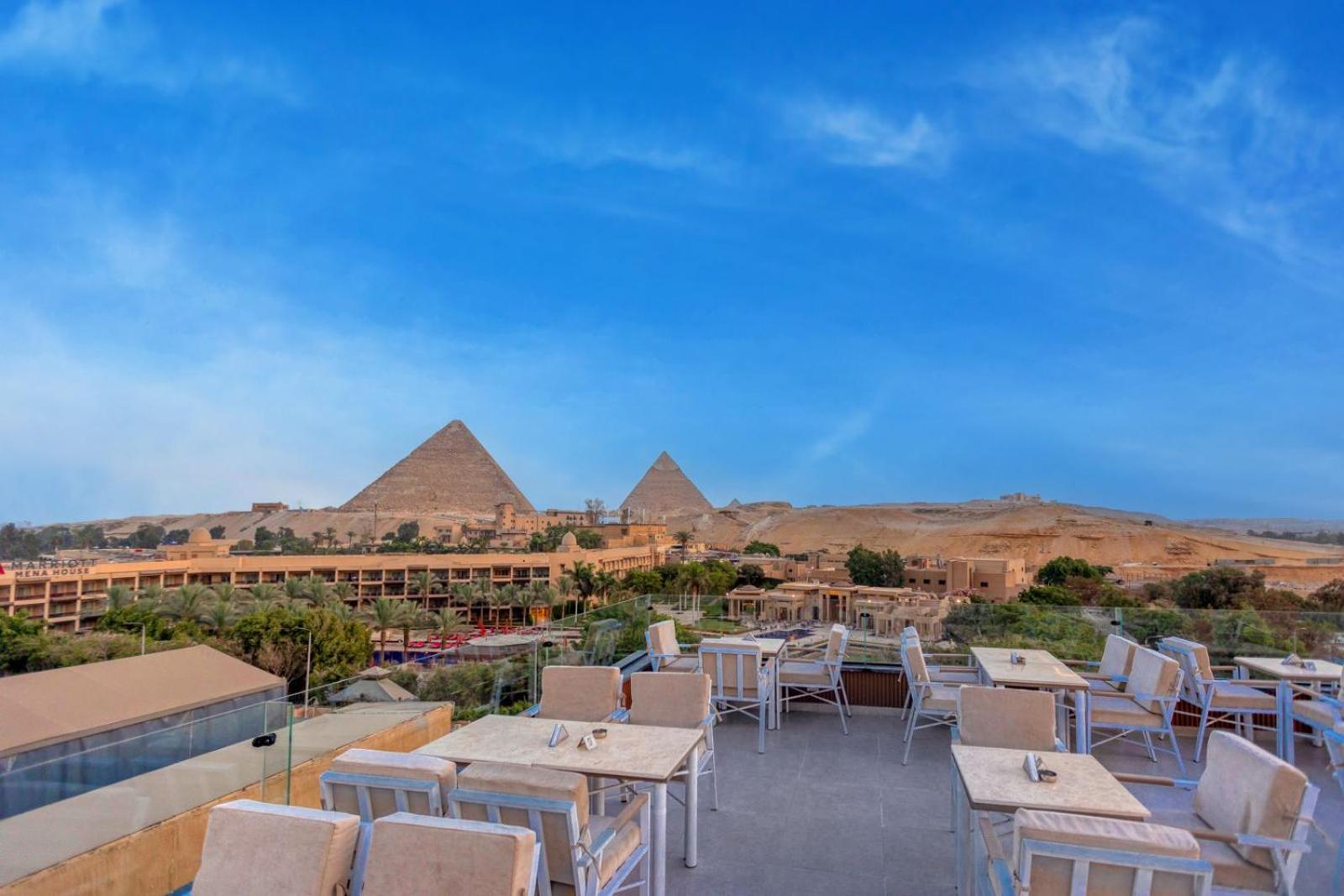 Gaia Pyramids Hotel Kafret el-Gabal Exterior foto